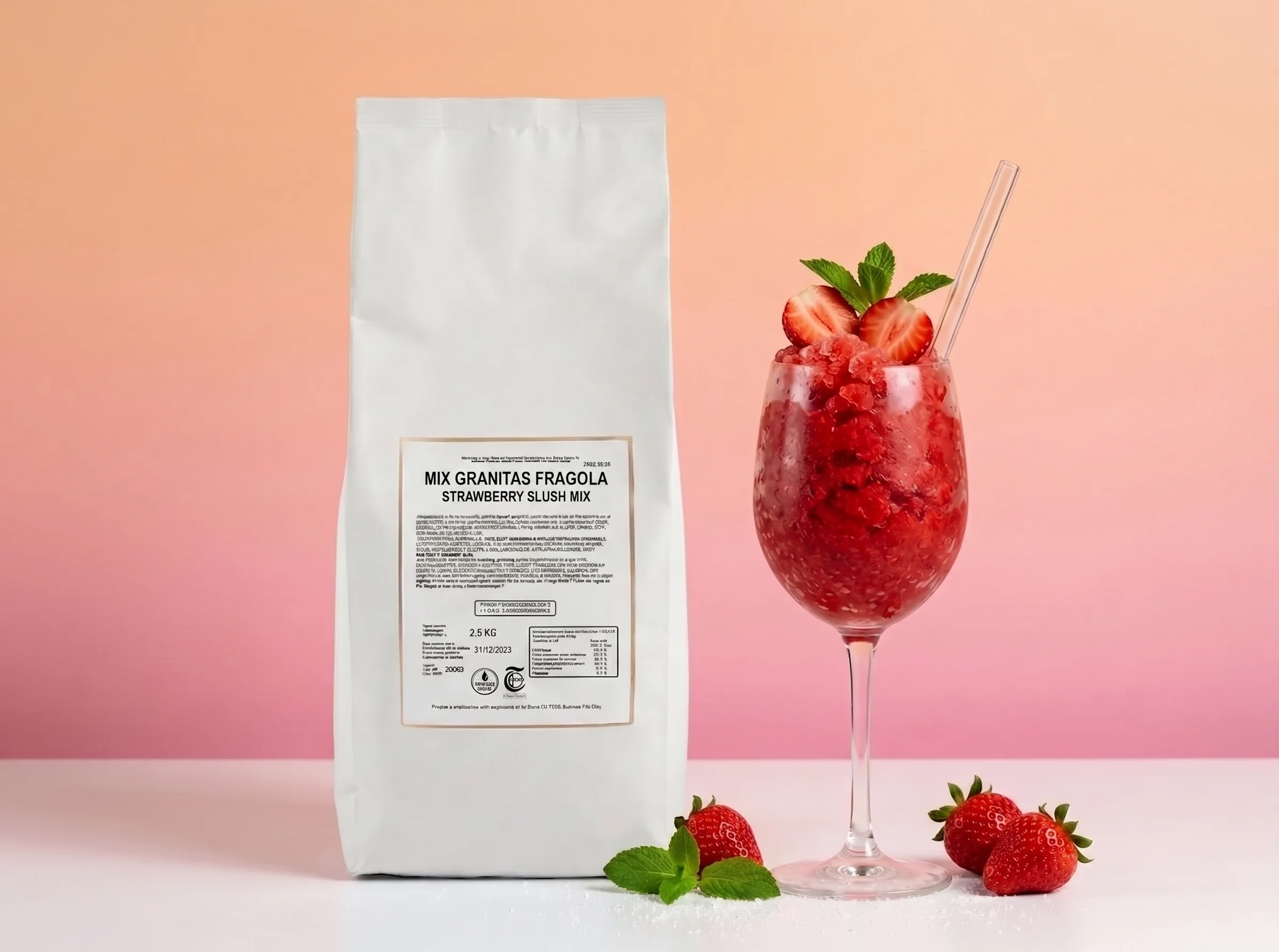 CREMITO Granité Fraise - Fraises de Plougastel